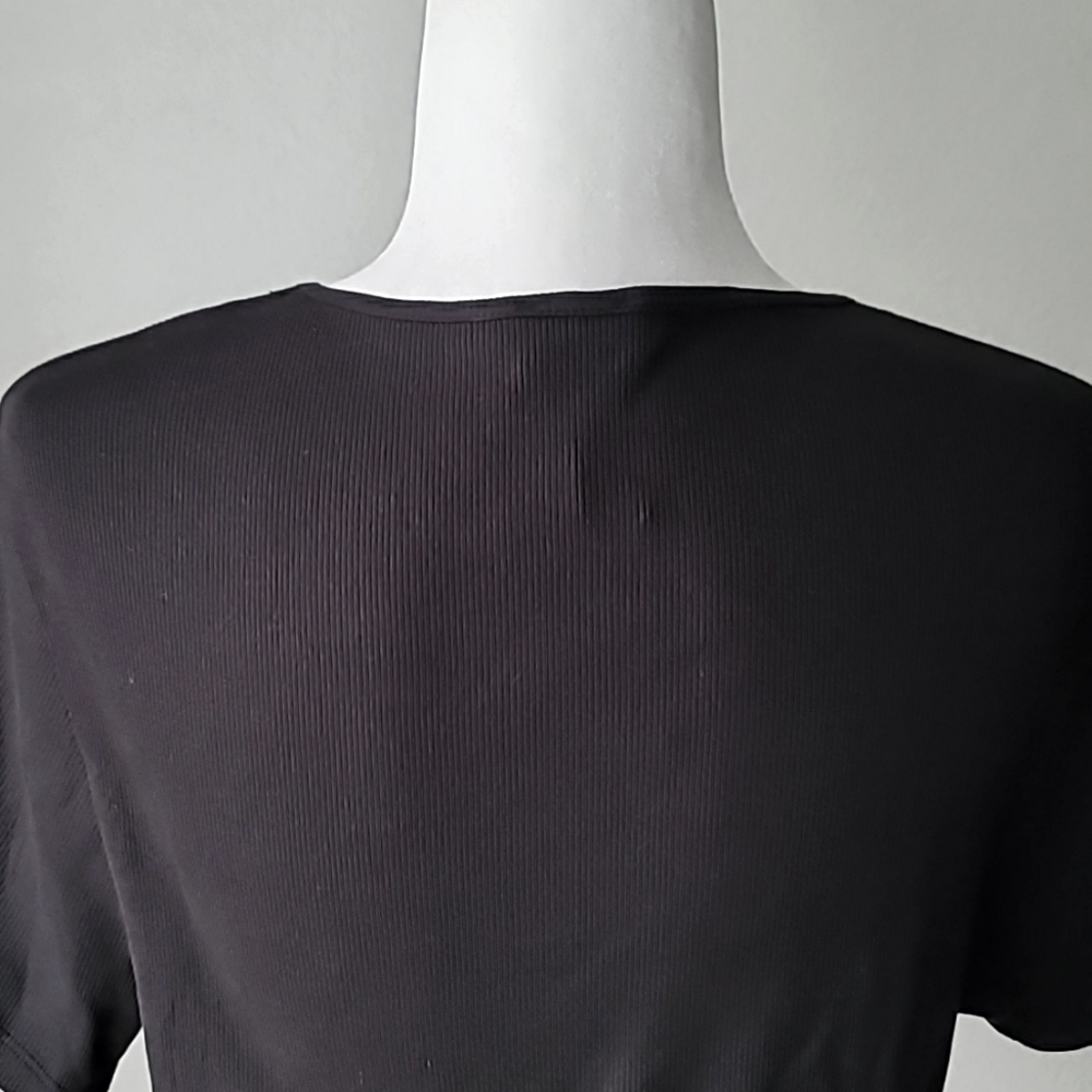 NWT Cotton On Rib Crew Short Sleeve Tee, Size 14, Color Black - Picture 8 of 10